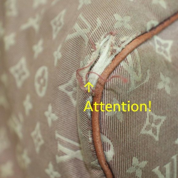 Louis Vuitton Bordeaux Monogram Mini Lin Idylle - Picture 7 of 12